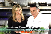 Graziano shows Aprilanne Hurley how to make Authentic Italian Meatballs